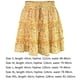 thumbnail image 4 of Minnieouse plisada con volantes para mujer acampanada de cintura alta para niñas y mujeres Prendas para la parte inferior del cuerpo amarillo XXL, 4 of 6