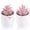pink, variant on 3 Pack Artificial Succulents in Desk Decor