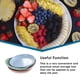thumbnail image 4 of Inteprter Platos de plástico de 4 Uds., de postre de escritorio de Color puro, bandeja de cena de salsa de postre de fruta moderna ligera Mostrada 4 piezas/25 cm/caja de paquete Inteprter HA066472-02, 4 of 6