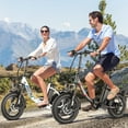 thumbnail image 3 of Gocio Electric Bike 3.0 Fat Tire Foldable Ebike, 48V 374.4Wh Battery, Peak 750W Electric Commuter City Bicycle Low-Step E Bike with LCD, 16" One-Piece Tire Folding Electric Bike for Women Men UL2849, 3 of 12
