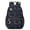 Sun and Moon, variant on Skull and Sunflower Gothic Pattern 17" School Backpacks for Teens,Waterproof Oxford Fabric,S-Shape Padded Straps for School,Travel,Hiking,Camping