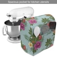 thumbnail image 2 of Hawaii Stand Mixer Cover, Blossoming Hibiscus Flower with Fern Foliage Grunge Effect Retro Nature Pattern, Kitchen Appliance Organizer Bag Cover with Pockets, 5 Quarts, Multicolor, by Ambesonne, 2 of 4