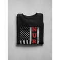 thumbnail image 3 of Nurse Usa Flag Sweatshirt Women -GoatDeals Designs, Female Medium, 3 of 4