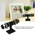 thumbnail image 5 of Sophisticated Black Velvet Jewelry Stand Organizer, Bracelet Holder for Watches, Bracelets Home Organization, 5 of 8