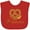 Red, variant on Inktastic Oktoberfest Pretzel German Festival Boys or Girls Baby Bib