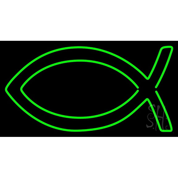 Christian LED Neon Sign 13" Tall x 24" Wide - inches Black Square Cut Acrylic Backing, with Dimmer - Premium built indoor Sign for Home décor, Event, Religious place, Store interior, Office.