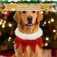 thumbnail image 3 of Greenadscape 1Set Festive Dog Collar with Bell Polyester 15.7x4.7in, 3 of 6