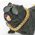 thumbnail image 3 of Figura de perro para decoración de salpicadero, figura de perro de resina simulada, estatua de perro para decoración de coche, figura de perro con valor inmejorable, 3 of 4