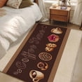 thumbnail image 4 of 3'x5' Rug for Living Room Bedroom, Vintage Coffee Time Washable Area Rugs Non-Slip Carpet Mats, Farmhouse Desserts Beige Burlap Indoor Low Pile Area Rug Runner for Kitchen, Mudroom, 4 of 8