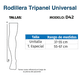 thumbnail image 5 of Rodillera Ajustable Tripanel Universal Ortopédica D42 Tynor, 5 of 5