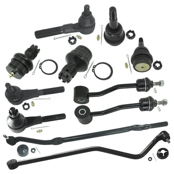 11pc Complete Front Suspension Kit for Jeep Tj  Wrangler 1997 1998 1999 2000 2001 2002 2003 2004 2005  2006