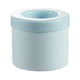 thumbnail image 1 of RO Bandeja de cubitos de hielo con tapa, cubo de hielo de silicona para taza de máquina de hielo, fabricante de cubitos de hielo de fácil liberación tipo prensa Electrónica, 1 of 5