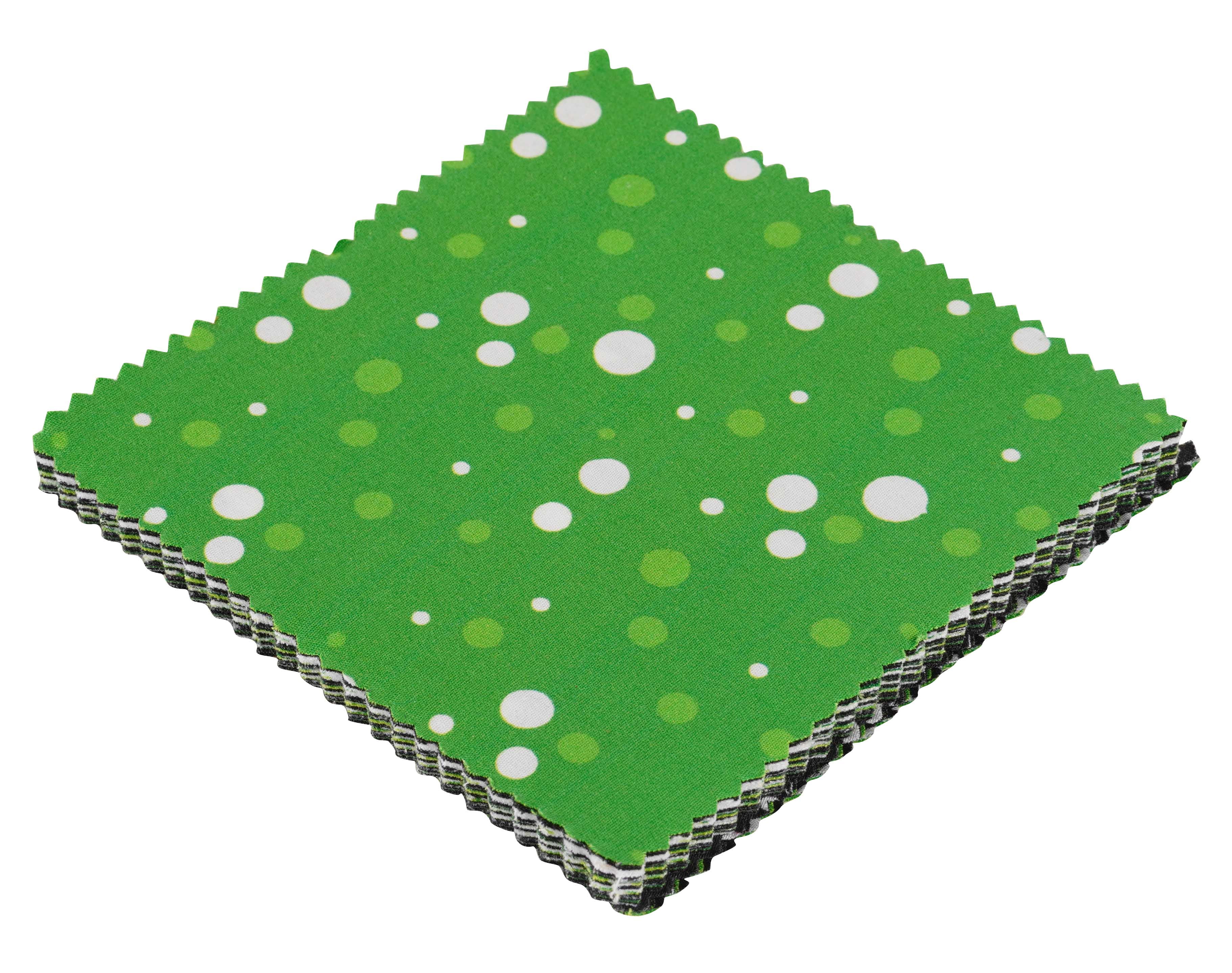 Soimoi Christmas Theme Print Precut 10-inch Cotton Fabric Quilting Squares Charm Pack DIY Patchwork Sewing Craft