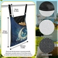 thumbnail image 6 of SEANATIVE Floral Moon Clothespin Bags with Hanging Rope Butterfly Summer Laundry Clothes Pin Holder Clothespin Storage Organizer with Large Opening, 14.5 x 12 Inch, 6 of 7