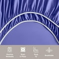thumbnail image 5 of Nestl Split King Sheet Sets, 1800 Series Deep Pocket 5 Piece, Luxury Soft Microfiber Bed Sheet Sets, ROYAL BLUE sheets, 5 of 8