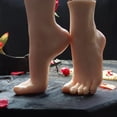 thumbnail image 2 of 1 Par De Maniquí de piezaza Flexible Modelo De Exhibición de piezarna Femenina De Tamaño Natural Para Boceto Arte De Uñas Piel Pies Práctica J Colcomx Practicar el pie maniquí, 2 of 8