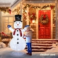 thumbnail image 7 of VINGLI 6ft Lighted Snowman Yard, Indoor, Prelit, Outdoor Christmas Decoration, 7 of 7