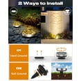 thumbnail image 4 of Luces solares de tierra btfarm, paquete de 16, 8 LED IP65, impermeables, 4 of 7