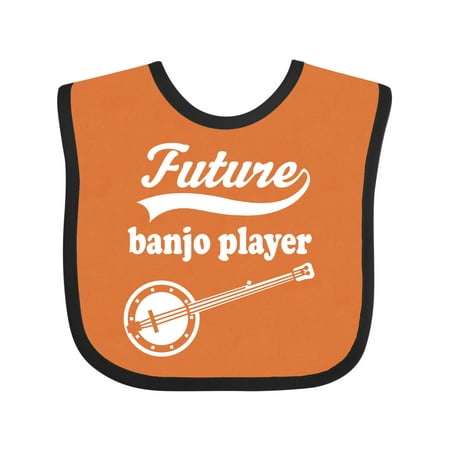

Inktastic Future Banjo Player Childs Music Gift Baby Boy or Baby Girl Bib
