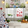 thumbnail image 6 of 2 Pack Valances for Windows, Spring Daisy Window Valances for Living Room/Bedroom/Bathroom, Flowers Farmhouse Leaves Floral Pots Countryside Light Filtering Kitchen Curtain Valance 60"W x18" L, 6 of 9