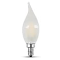 thumbnail image 2 of Feit CA10 (Flame Tip) E12 (Candelabra) LED Bulb Soft White 40 Watt Equivalence 2 pk, 2 of 5