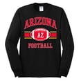 thumbnail image 2 of City of Arizona ARI American Football Fantasy Fan Sports Mens Long Sleeve Shirt, Black, 3XL, 2 of 3