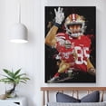 thumbnail image 5 of George Kittle Poster Canvas Poster Painting On Canvas Wall Art Poster Scroll Picture Print Living Room Walls Decor Home Posters 16x24inch(40x60cm), 5 of 6