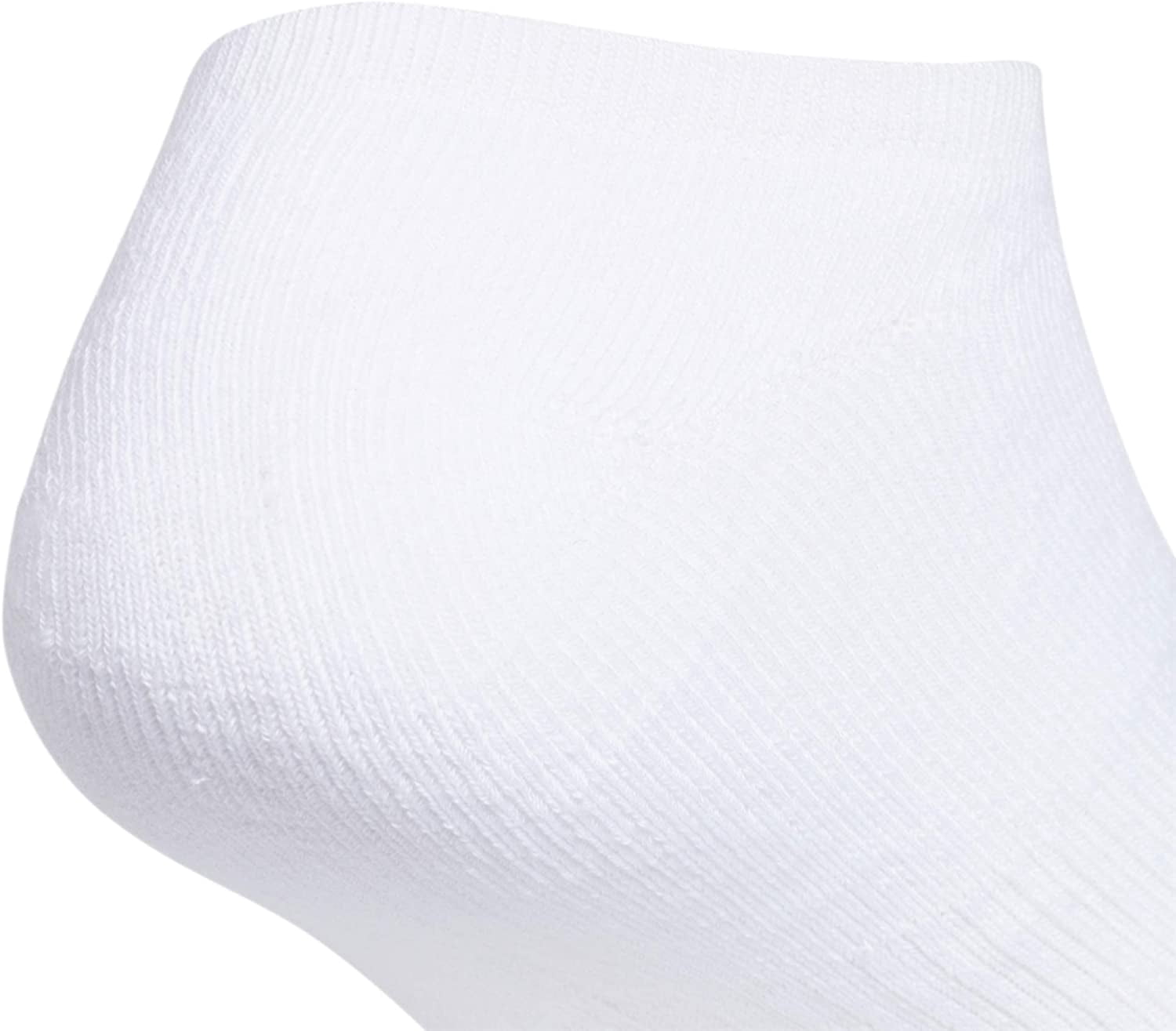 adidas Originals Men's Trefoil No Show Sock (6-Pair), White/Black Black/White, Large, (Shoe Size 6-12)