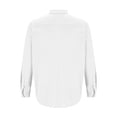 thumbnail image 3 of Enridrech Long Sleeve Top for Men Comfortable Loose Button down Clothes Solid Color Fashion Casual Stylish Shirts, 3 of 6