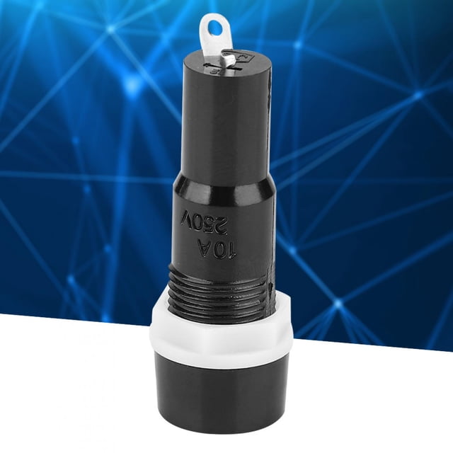 Fuse Casing, Stable Black Fuse Protection Enclosure Fuse Holder, 20 Pcs For 250V Plastic And Metal 5X20Mm Fuse
