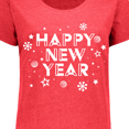 thumbnail image 4 of Inktastic Happy New Year Women's Plus Size T-Shirt, 4 of 5