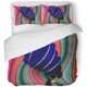 thumbnail image 1 of ABPHQTO Juego de ropa de cama de 3 piezas Retrato Mujer hermosa en turbante tradicional Kente Head Dashiki Afro Mujeres Silueta negra Funda nórdica con 2 fundas, 1 of 1