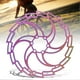 thumbnail image 3 of Ultralight Bicycle Brake Disc Electroplated Stainless Steel Dazzling Color Hollow Bike Accessory 180mm, 3 of 4
