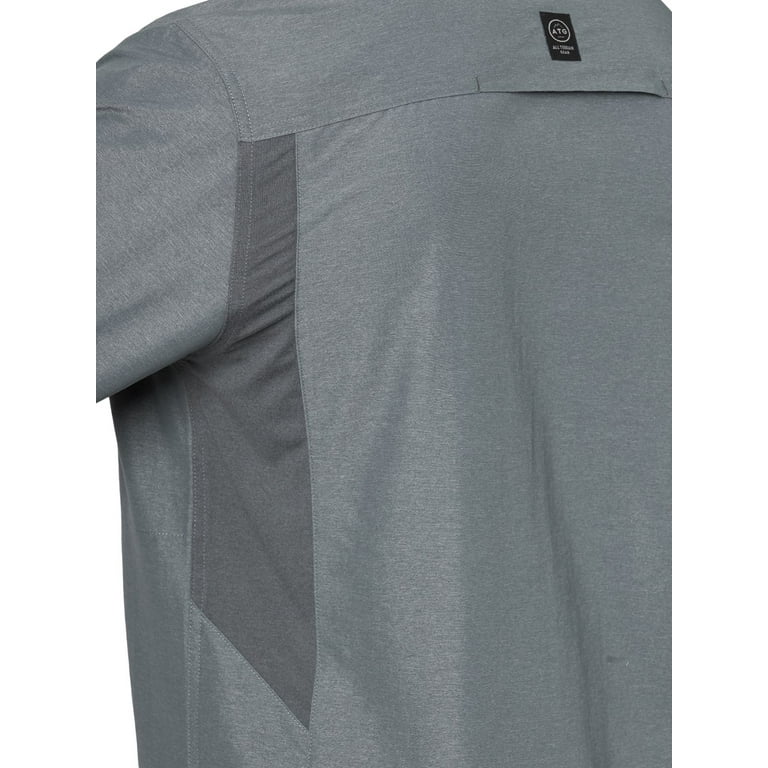 Free Shipping! ATG Wrangler Men's Long Sleeve Mixed Shirt Free Shipping! ATG Wrangler Men's Long Sleeve Mixed Shirt
