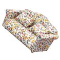 thumbnail image 3 of Mini Furniture Model Floral Sofa Adornment Doll House Micro Landscape Sofa, 3 of 3