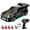 Black/Yellow, variant on AIGIA Mini RC Car 1:64 Scale Remote Control Car with LED Lights High Speed 15KM/H 2.4GHz RC Drift Car Toys with 4 Obstacles Hobby Gift for Adults