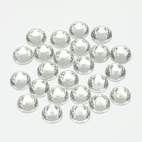 Flat Back Glass Rhinestone Cabochons Back Plated Half Round Crystal SS30 6mm about 288pcs/bag