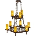 thumbnail image 5 of Meyda 144754 33 in. Newcastle 9 Light Two Tier Chandelier - Victorian, 5 of 5