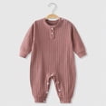 thumbnail image 4 of JUMEYU Baby Boy Romper Newborn Baby Boy Clothes Print Bodysuit Long Sleeve Jumpsuit Outfits Set 0 3 6 9 12 18 24 Months (Coffee,Newborn), 4 of 4