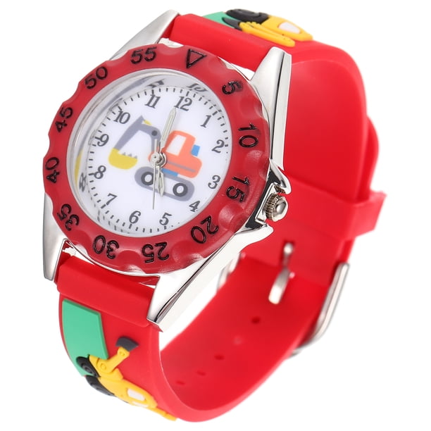 Reloj infantil adorable, reloj digital para niños, reloj de pulsera 3D para estudiantes.