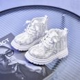 thumbnail image 2 of YOUYEDIAN Girls Boots Casual Fashion Lace Up Zipper Waterproof Ankle Leather Booties, 2 of 5