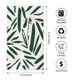 thumbnail image 2 of Fotbe Palm Branch With Leaves Toalla Premium con Patrón, Toalla de Microfibra de Secado Rápido, Ligera y Altamente Absorbente (27.5x16in), Ideal para Uso Diario, 2 of 6