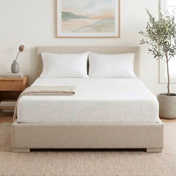 Primo Divine 8 inch Medium Gel Foam Mattress in a Box, CertiPUR-US Certified, Queen