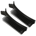 thumbnail image 4 of SHISUYAN 2pcs Multi Function Hairdressing Clips Salon Cutting Dying Styling Hair Clips Hair Layering Clip (Large Size Black), 4 of 9