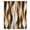 Dark Golden Rod, variant on Purple Striped Ombre Sheer Curtains 96 Inches Long, Modern Purple Moire Geometric Light Filering Curtains, Privacy Drapes Simi Floor to Veiling Curtain for Living Room Bedroom Large Window Treatment