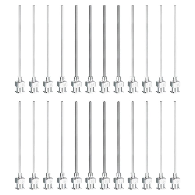 Aguja Dispensadora de Punta , 24 Unidades, 2 Pulgadas, Acero Inoxidable, con de Señuelo, 16 G