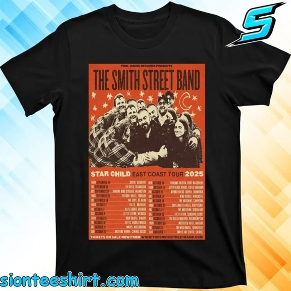 The Smith Street Band Tour 2025 Poster Shirt