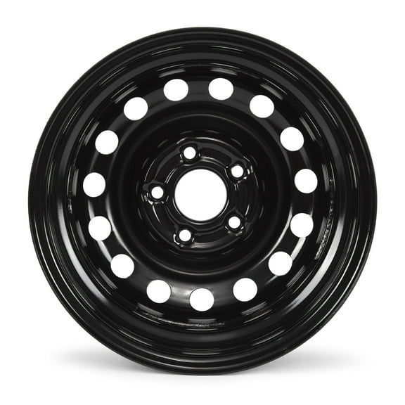 Milesub 15x6 inch Black Steel Rims for Hyundai Elantra 2017-2020, 15" Replacement Wheels Rims