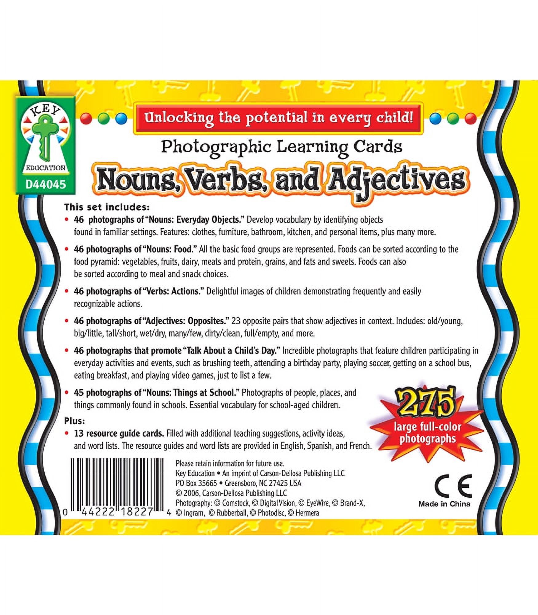 Key Education Nouns, Verbs and Adjectives 288 cards