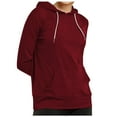 thumbnail image 3 of aidice Sweatshirt Hoodie for Women Long Sleeve Stretch Casual Fitted Pullover Tops with Pocket, 3 of 7